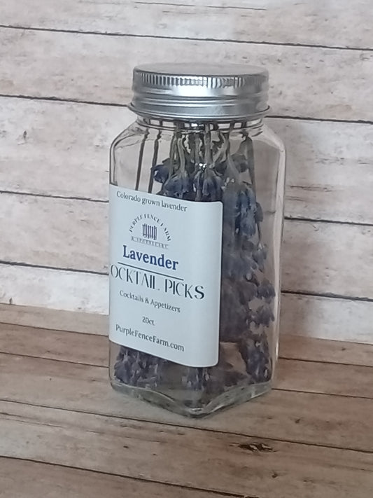 Lavender Cocktail Picks