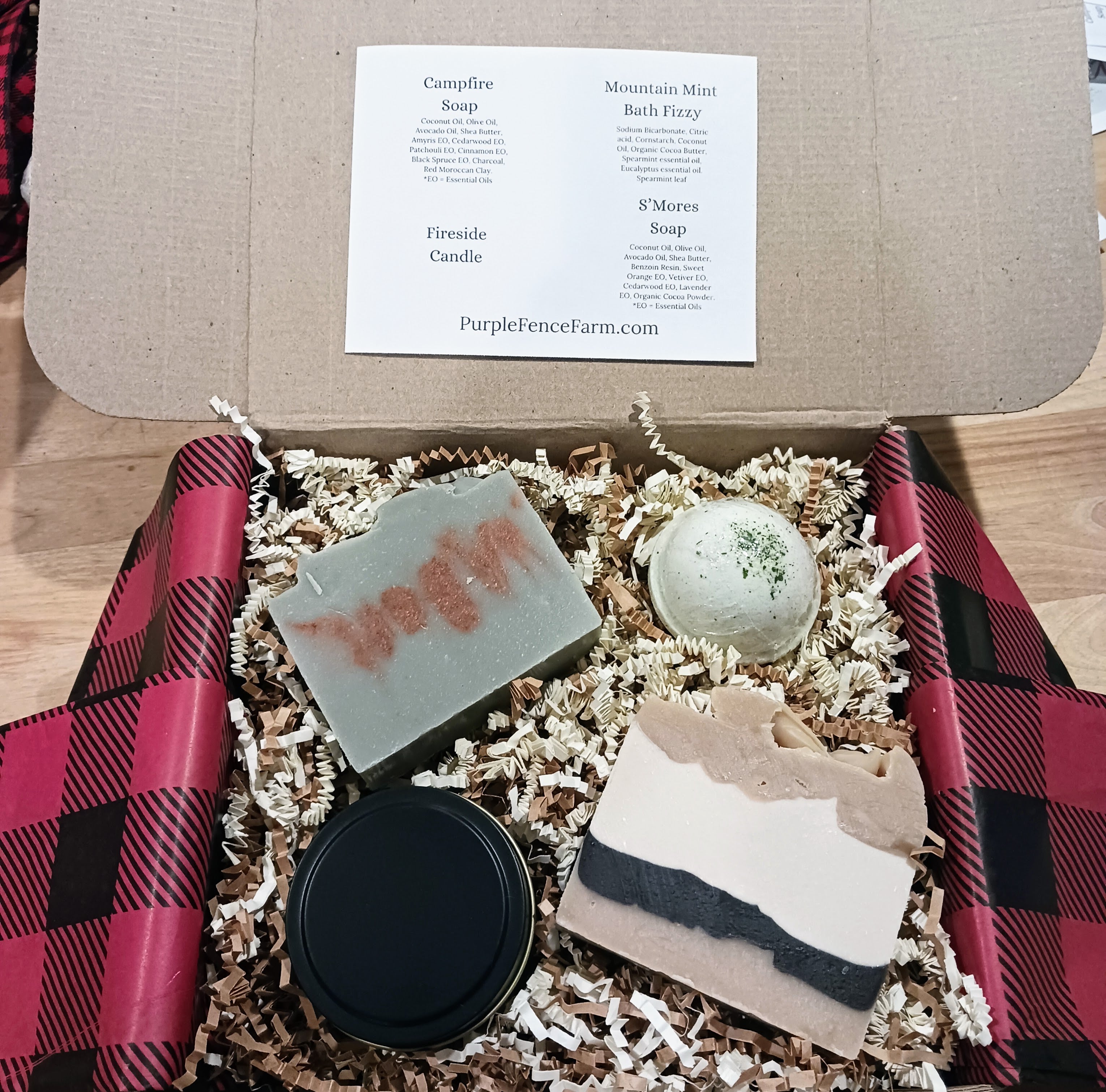 Fireside Gift set PurpleFenceFarm